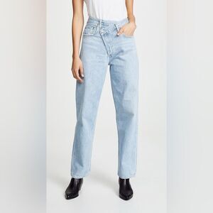 Criss Cross Upsized Jeans in Suburbia